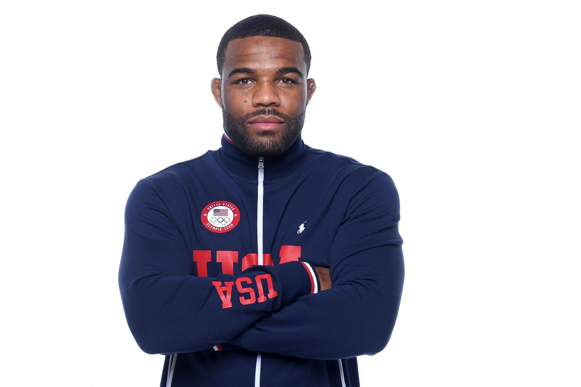 Jordan Burroughs at the Team USA Portraits For Tokyo 2020 - (Source: Getty)